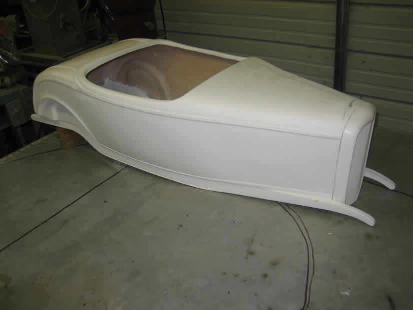 Mini car body ready for you to finish.